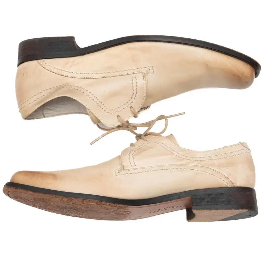 Ted Baker Light Tan Leather Lace Up Derby Shoes Size 12